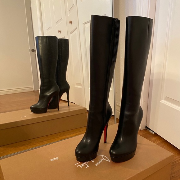 Louboutin Bianca Botta 140 King Calf Boots - Picture 2 of 7